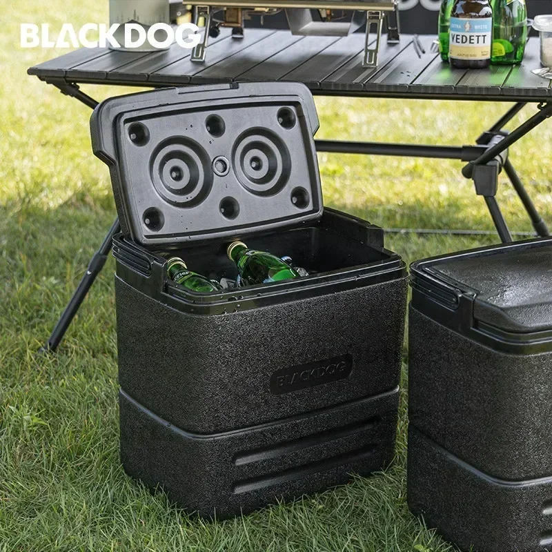 BLACKDOG Rigid Nevers Beer Cooler Drink Frigo da campeggio Raffreddatori portatili Pesca fredda Cottura Contenitore di ghiaccio Congelatore Scatola rigida 17L Spiaggia
