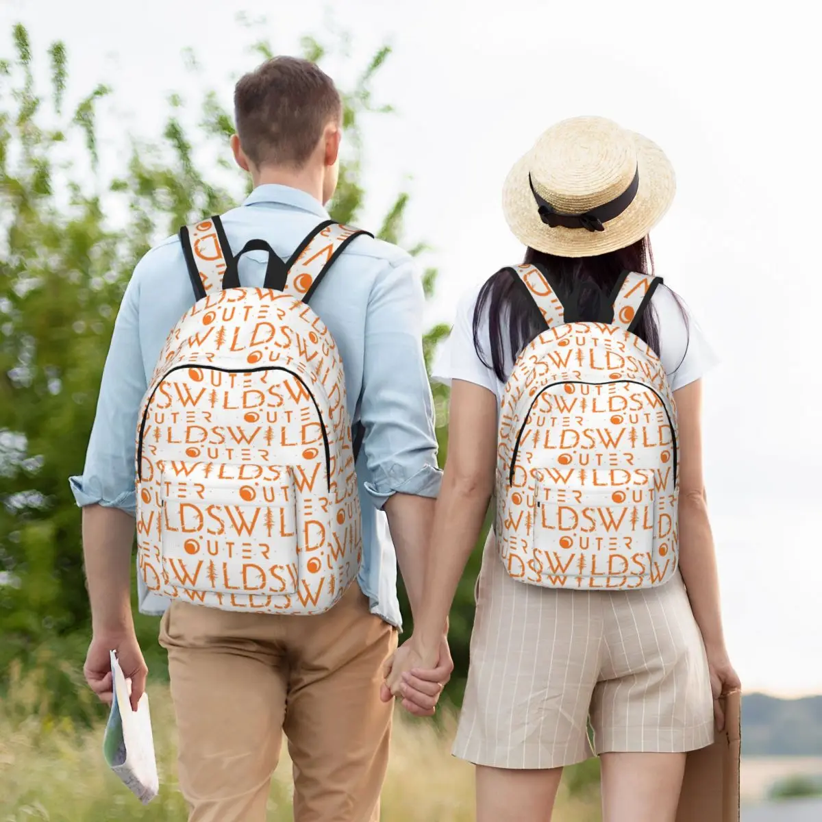 

Outer Wilds Logo Backpack Student BookBag Kids School Bag Computer Shoulder Bags for Men Women