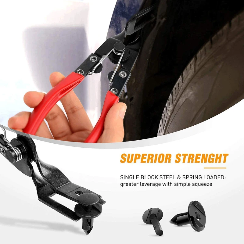 Auto Trim Clip Removal Pliers Car Van Door Panel Fascia Dash Upholstery Remover Tool Car Headlight Repair Installation Tool