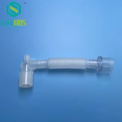 Sterile Anesthesia Breathing Circuit Thread Extension Tube, Retractable Suction Tube, Multifunctional L-shaped Rotary Joint