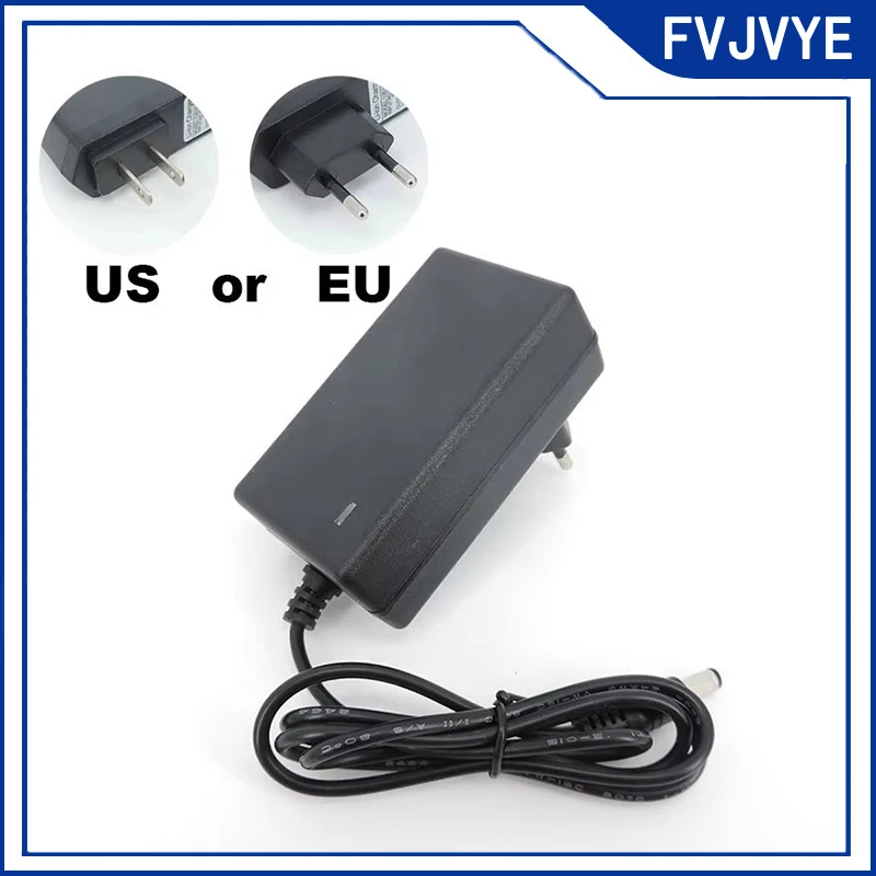 1/2/5PCS 12.6V 3A Lithium Battery Charger Rectangular Convertible Light Lithium Charger US/EU Plug Power Adapter A5