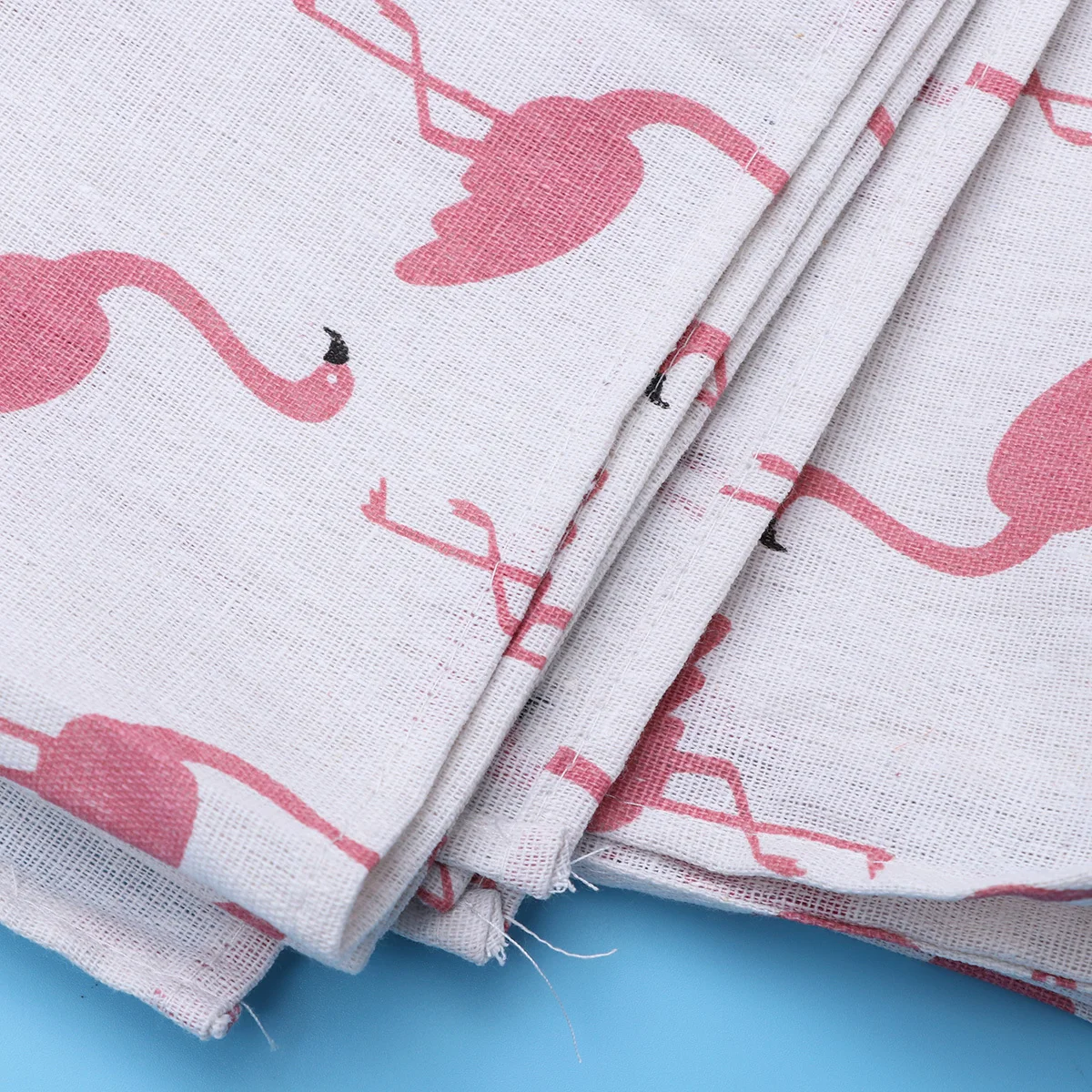 

Flamingo Tablecloth 100X140Cm Cotton Linen Fabric Stain Resistant For Dining Coffee Desk Outdoor Picnic Table Decor