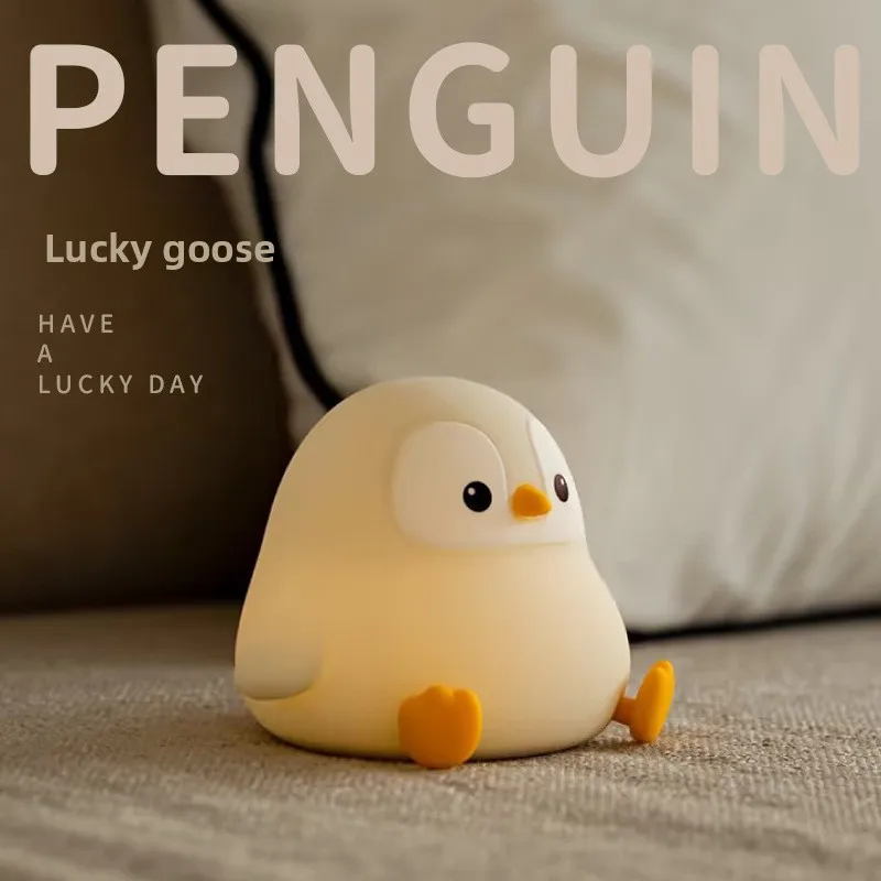 Bild 4: Neues High-End-Pinguin-Baby-Nachtlicht für Kinder, Schlafzimmer, Nachttisch, High-End-Atmosphäre, Pat-Licht