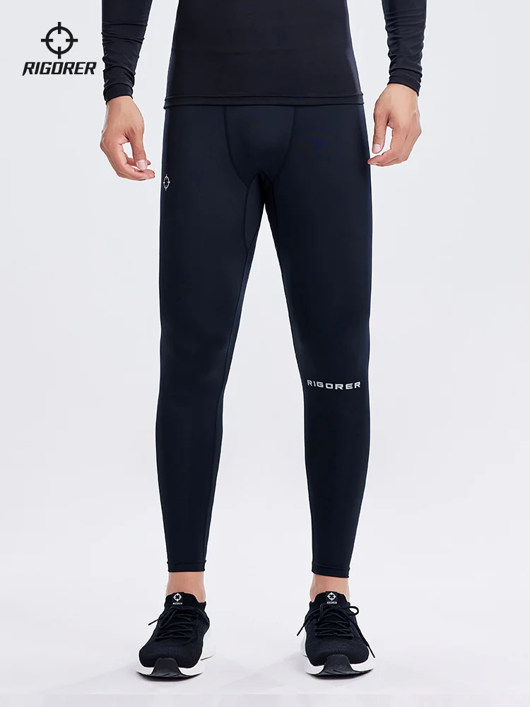 

RIGORER Compression Cropped Pants New Basketball Training Running Fitness Pants Sports Professional Tight Leggings Sports Pants