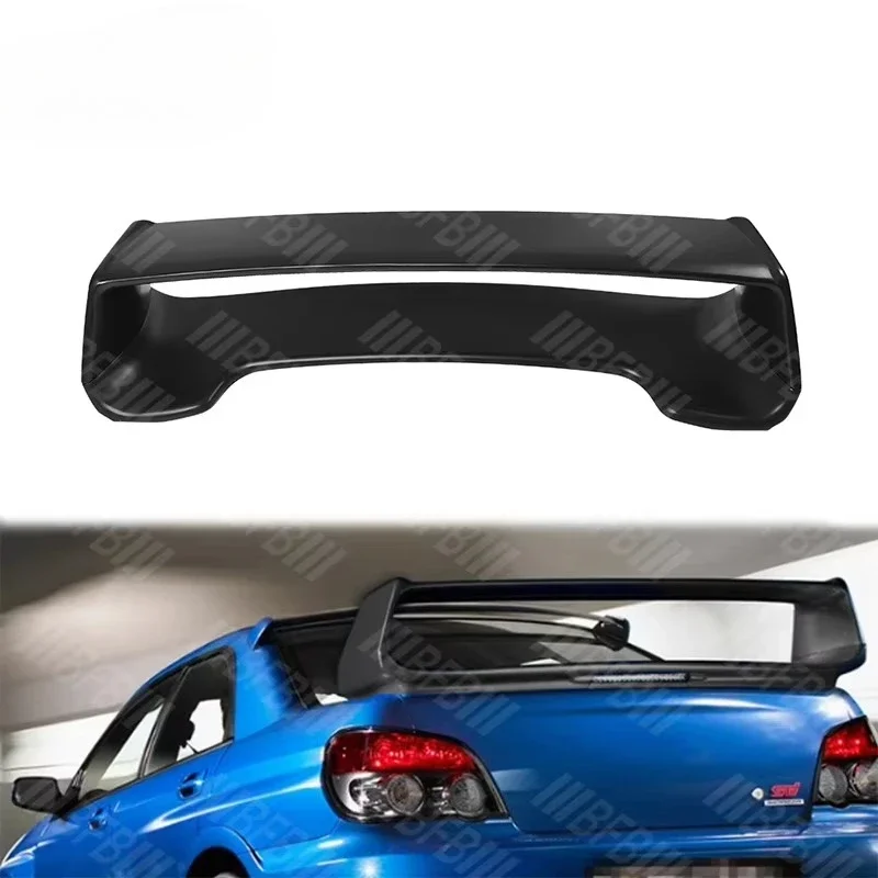 

Черный задний спойлер на крышу для Subaru Impreza STI 2002-2007, двухэтажный дизайн
