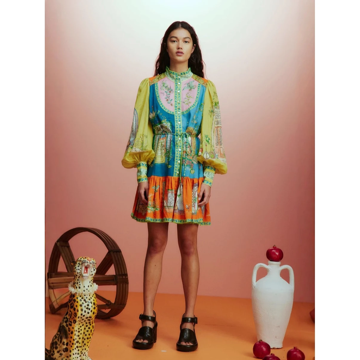 Casual faionable linho irt cardigan ele versátil dr cross-border 2024 nova estação independente roupas femininas