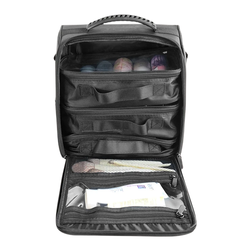 Women Makeup Bag Set Professional Cosmetics Storage Kit PVC Hairdressing Tools Storage Box Waterproof Storage Case