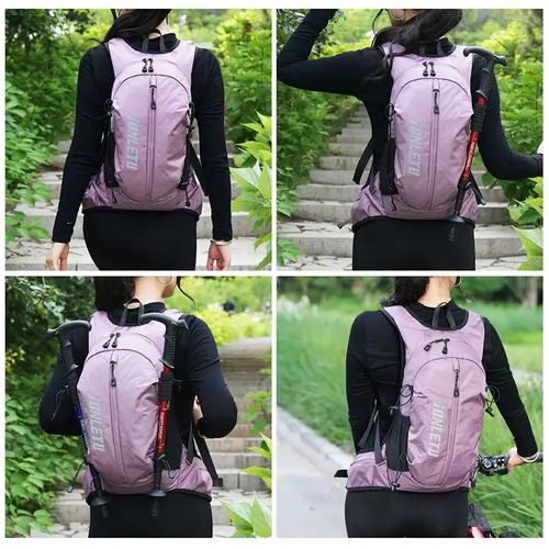 Ultra-light Cycling Backpack with 2L Water Bag Set Breathable Rucksack Hydration Drinking Knapsack Water Replenishment Daypack - Image 6
