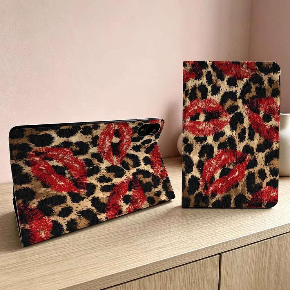 

Fashionable leopard print For Xiaomi Redmi Mi Pad 8 7 6 5 4 2 SE K Pro Max Ultra Poco Pad Inch Tablet Case Soft