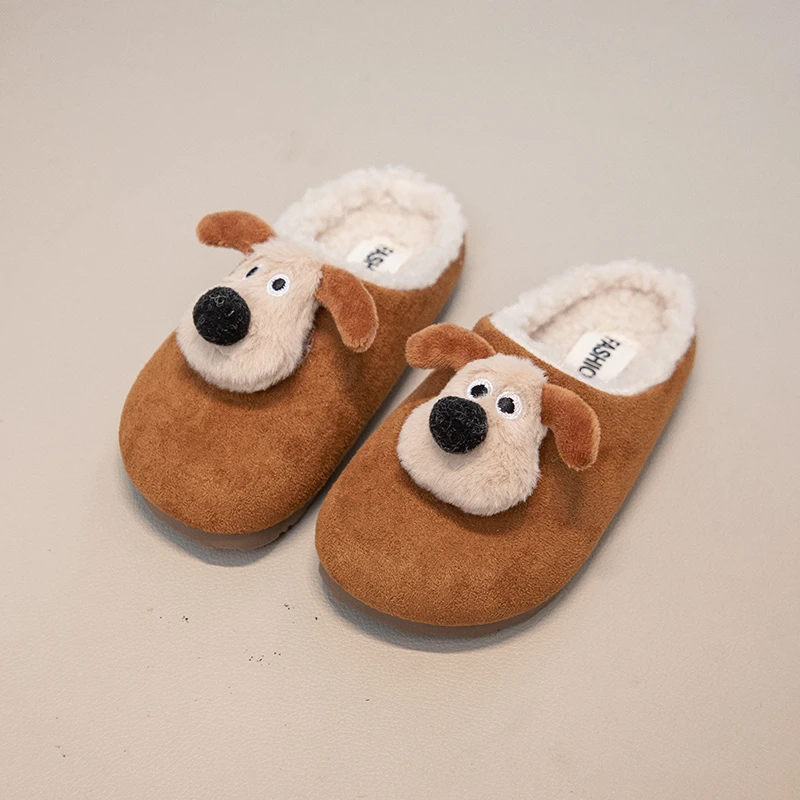 

Baby Shoes Cartoon Cute Dog Baby Girl Shoes Soft Sole Non-slip Floor Shoe Lint Comfort First Walker Toddler Boy Sneakers