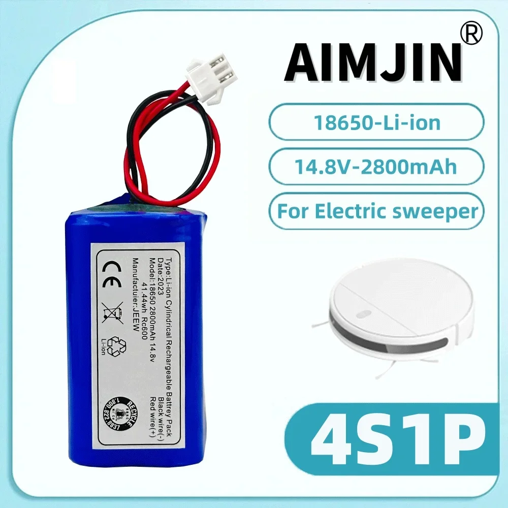 

14.8V 2800mAh Li-ion Battery SM 3P Plug For Airrobo P20 Robot Vacuum Cleaner