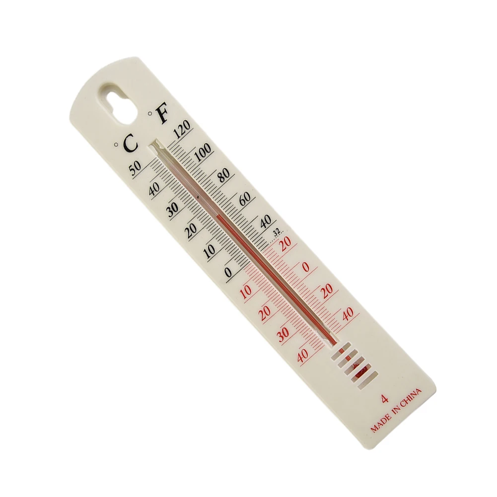 3pc Wall Hang Thermometer Indoor Outdoor Garden House Garage Office Room Hung Logger Straight Plate Temperature Meter