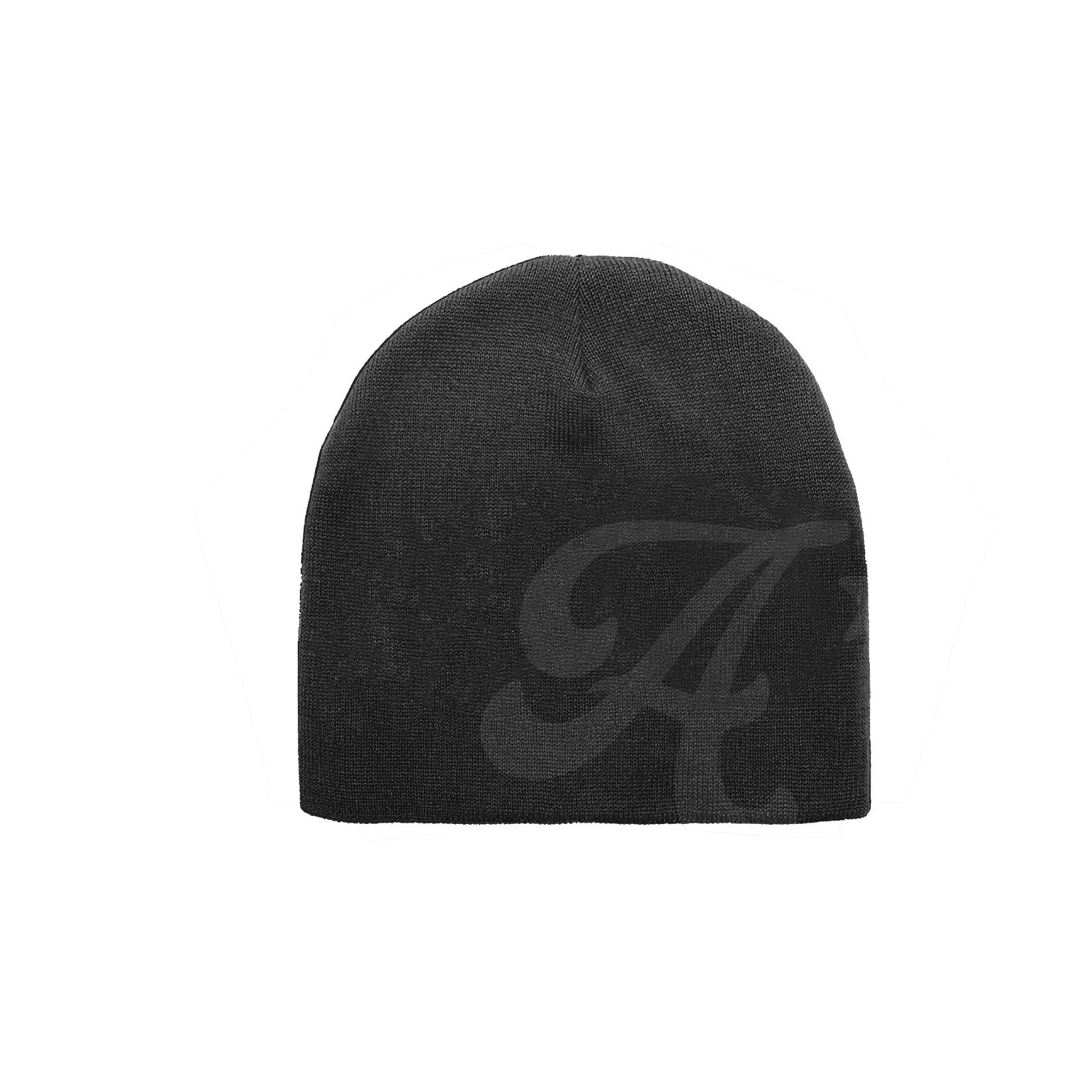American alphabet jacquard knitted warm high street leisure sports style autumn and winter hat