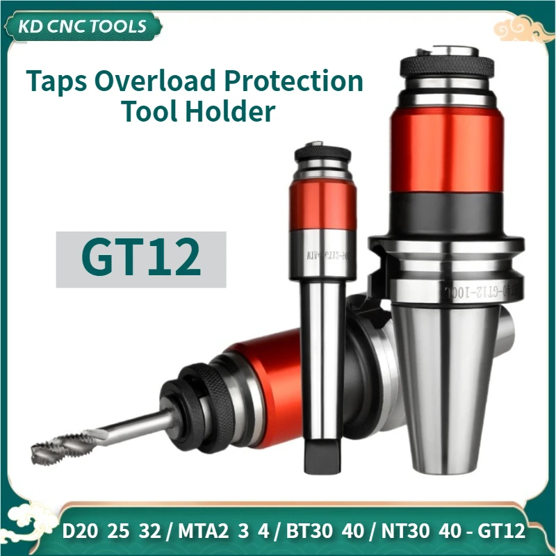 Taps chuck MT2 GT12 BT30 BT40 NT30 NT40 Overload protection tool holder Morse tapper tapping tool CNC machine lathe parts