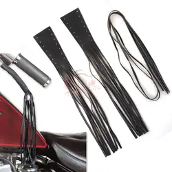 New Motorcycle Handle Grip Throttle Covers Fringe Long Tassels Retro Wraps 7/8