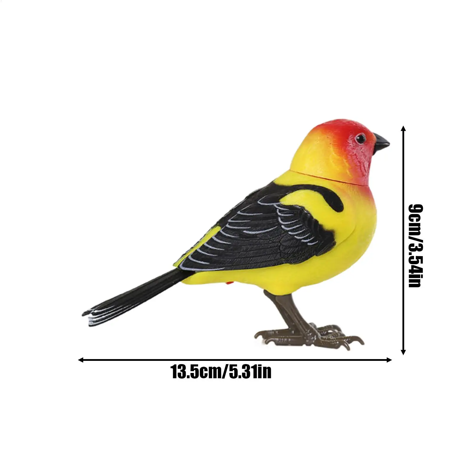 Vogelspeelgoed voor kinderen Vogelfiguurspeelgoed Desktop Realistisch pratend elektronisch huisdier voor zintuiglijk spelen Verjaardag Outdoor Room Decor Party