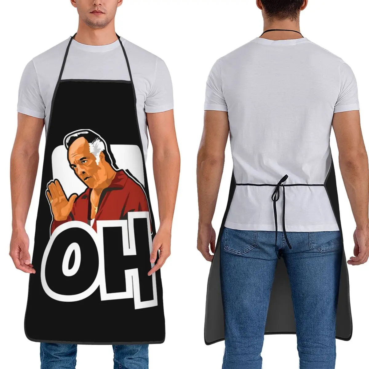 

Фартуки Paulie OH, шеф-повар, кулинария, кухня, нагрудник без рукавов, кухонный сарафан для уборки для женщин и мужчин, живопись