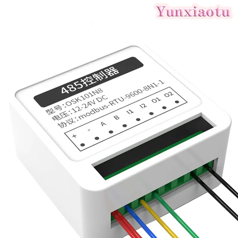 485 Serial Communication Traffic Light Controller 12/24V Traffic Light Flashing Countdown Signal Conversion NPN Switch
