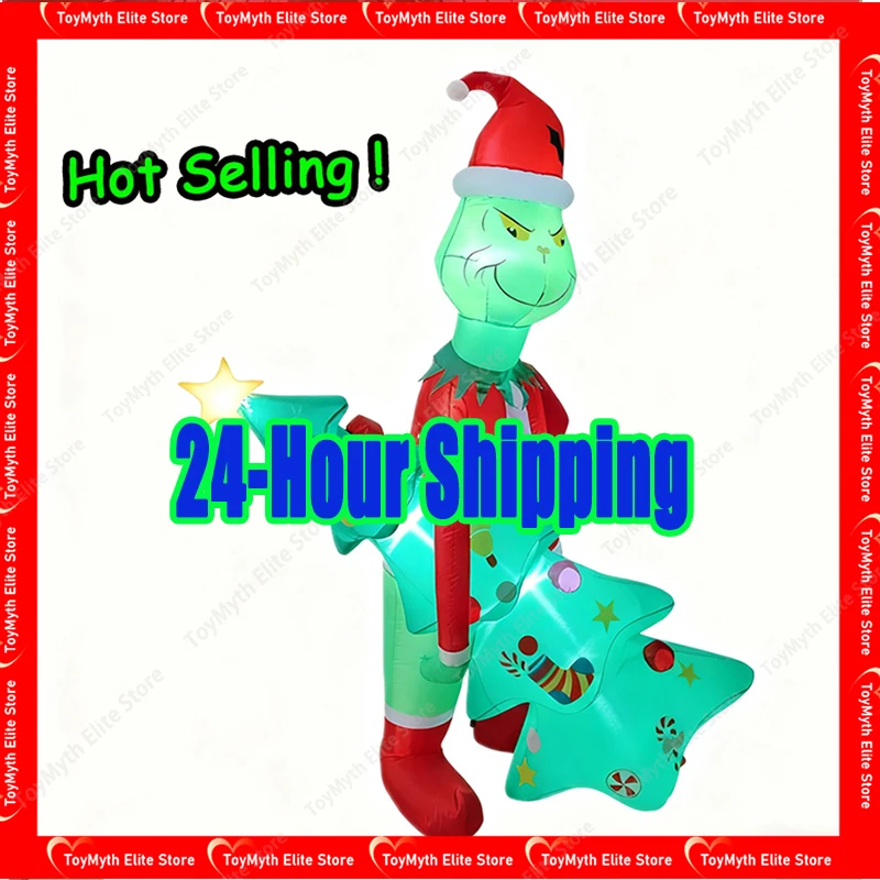 

Hot Selling Christmas Inflatable Monster and Tree Combo with Built in LED Lights Indoor Outdoor Decoration for Courtyard, Garden