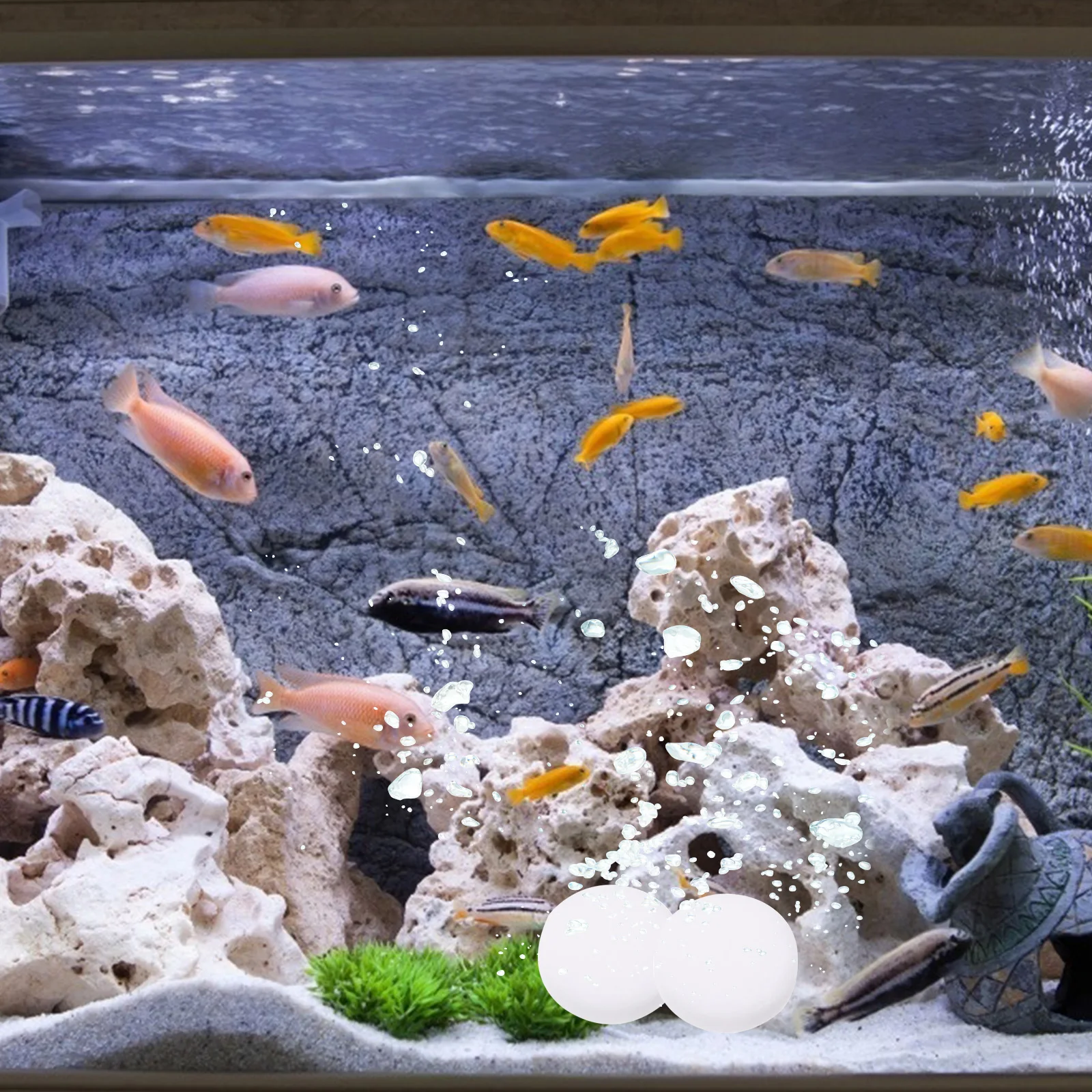 

10 CO2 Tablets Aquarium Plants Salt Fixing Substrate Effective Supplement Water Grass Boost Fish Tank Nutrient