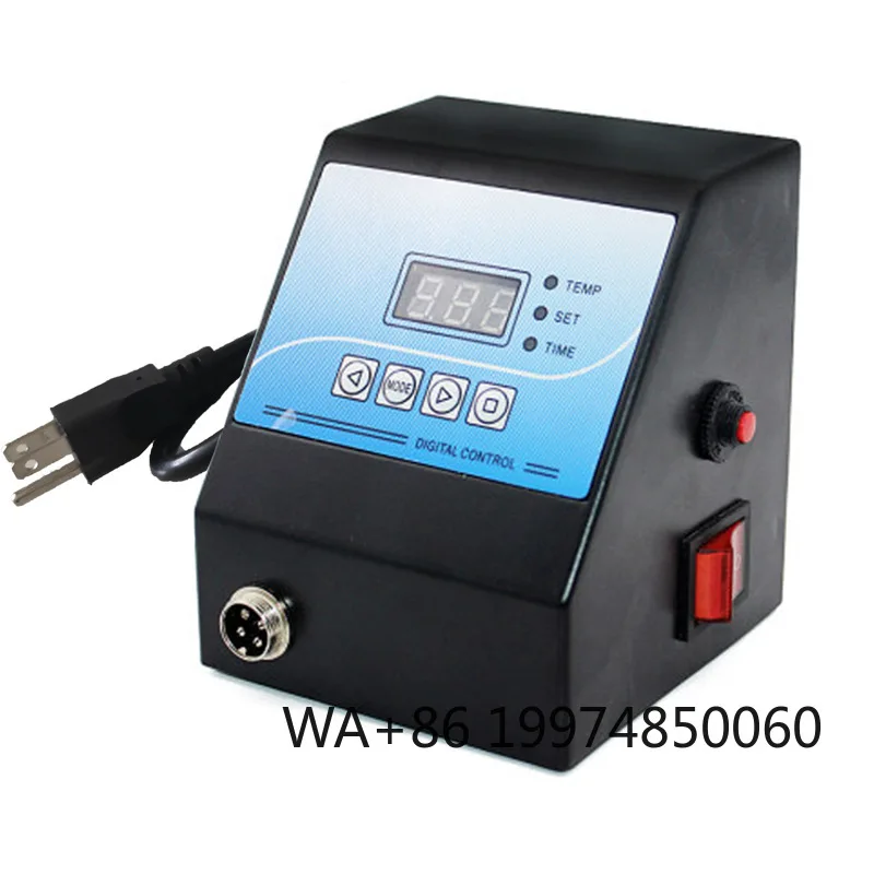 

Heat Press Transfer Multifunctional Machine Blue Temperature Control Box Temperature Time Controller Accessories