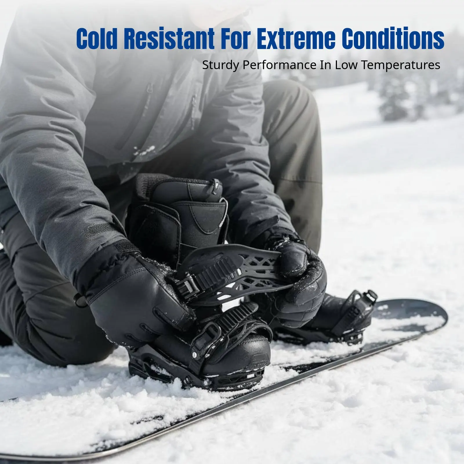 Universal Snowboard Binding Accessories, Durable Strap, Ladder, Hole Strip, Buckle, Cold-Resistant, Multiple Sizes - view 2
