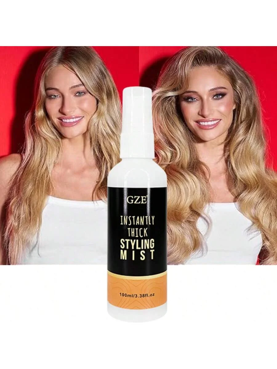 رذاذ تصفيف الشعر السميك على الفور من GZE - رذاذ مكثف للشعر الناعم - رذاذ نسيج للشعر الأكبر والأكبر - تثبيت خفيف