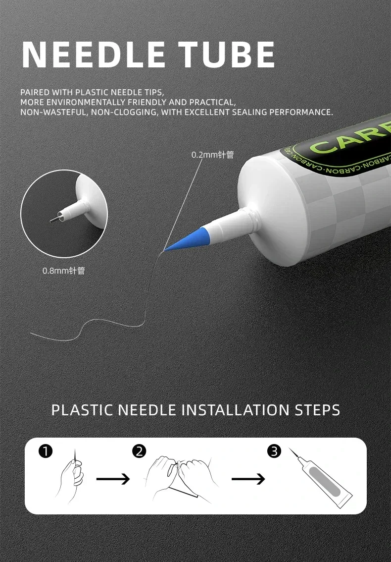 LUOWEI 50 مللي غراء من ألياف الكربون متانة معززة عالية اللزوجة لاصق شاشة حدود ضيقة لهاتف أبل آيفون أندرويد #5