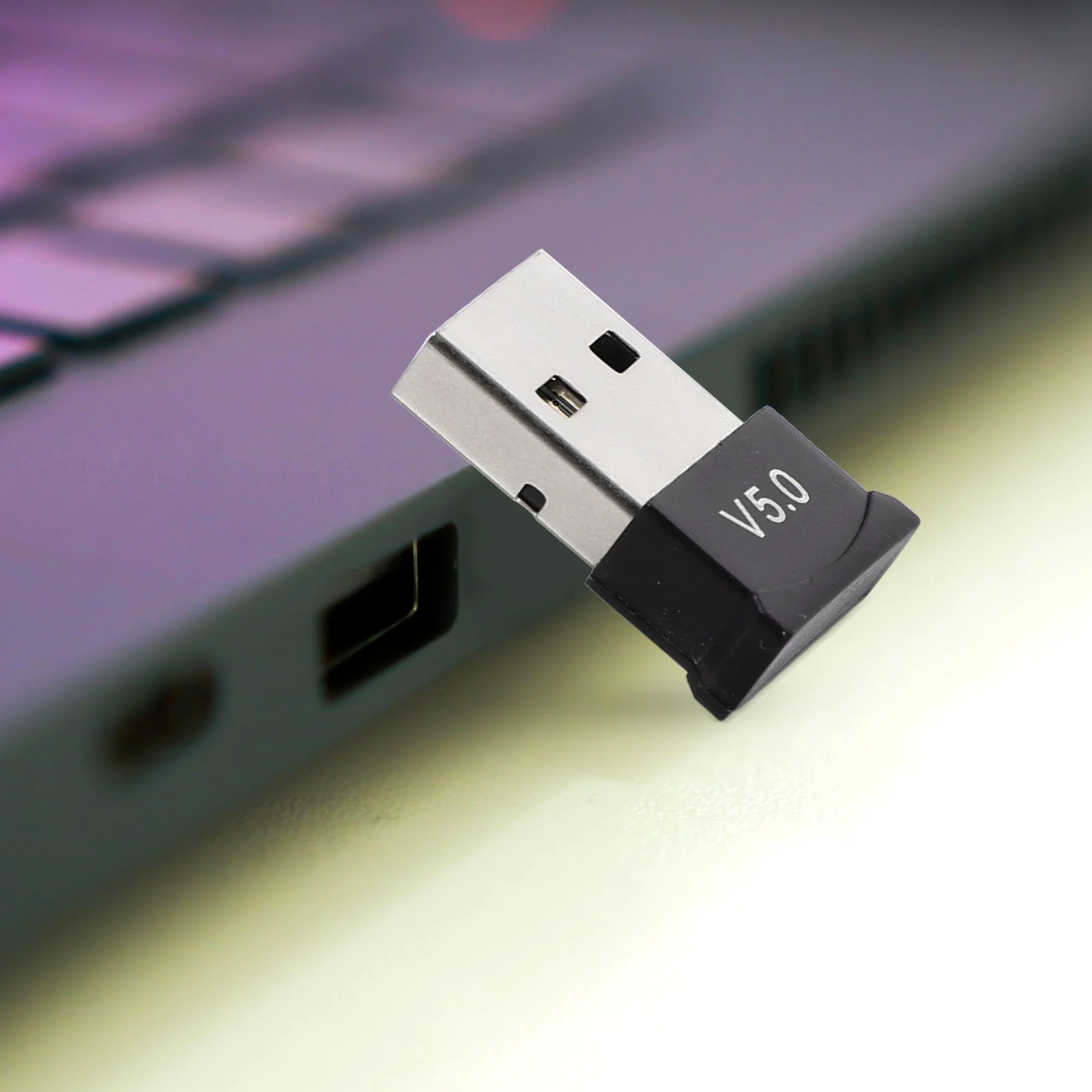 

50 Wireless Dongle Usb2.0 Adapter Dual-Mode Support Hfp A2dp Classic Low Energy for Computer Laptop Wireless Mouse