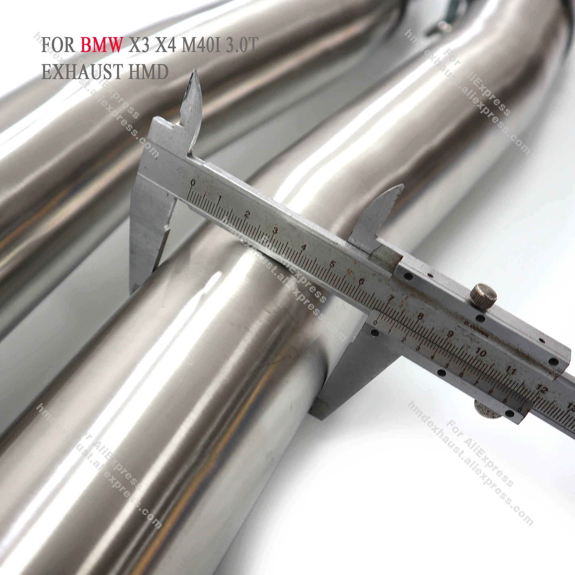HMD Exclusive customization Stainless Steel Exhaust System Performance Middle pipe for BMW X3 X4 M40I 3.0T Car