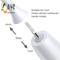 A14R-10PCS Replacement Brush Heads For Oclean Flow/X/ X PRO/F1/ One/ Air 2 Electric Toothbrush Dupont Soft Bristle Nozzles F