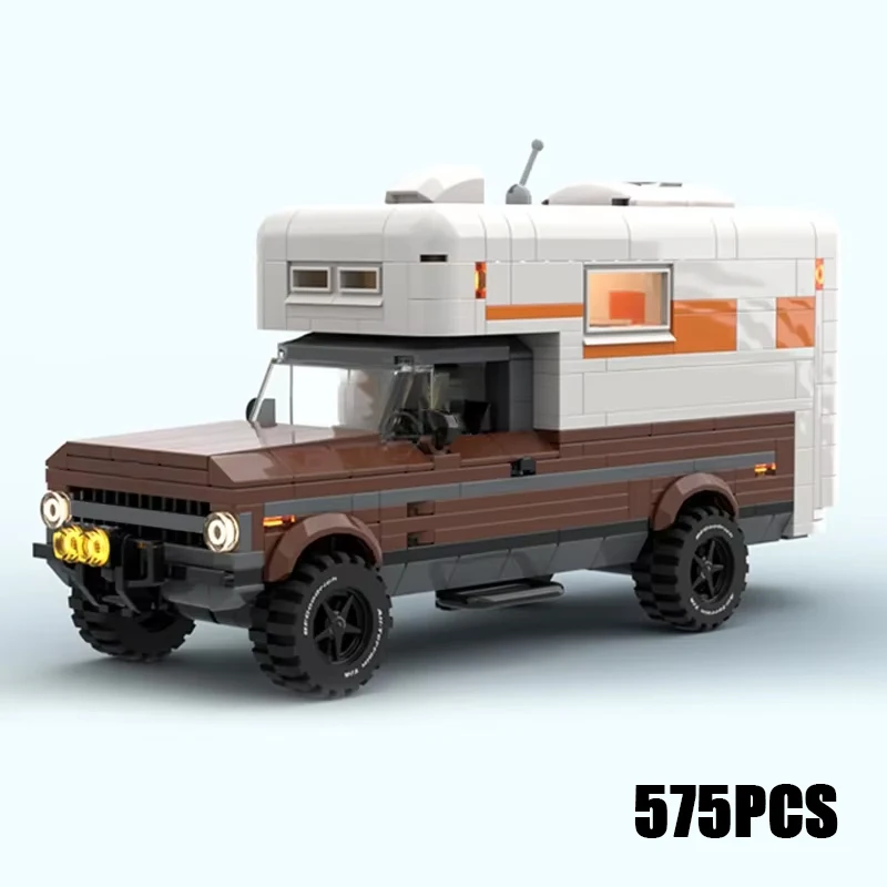 Moc Bouwstenen Stadsautomodel C10 Camper Autotechnologie Modulaire Blokken Vakantiegeschenken Speelgoed Voor Kinderen Diy Sets Assemblage