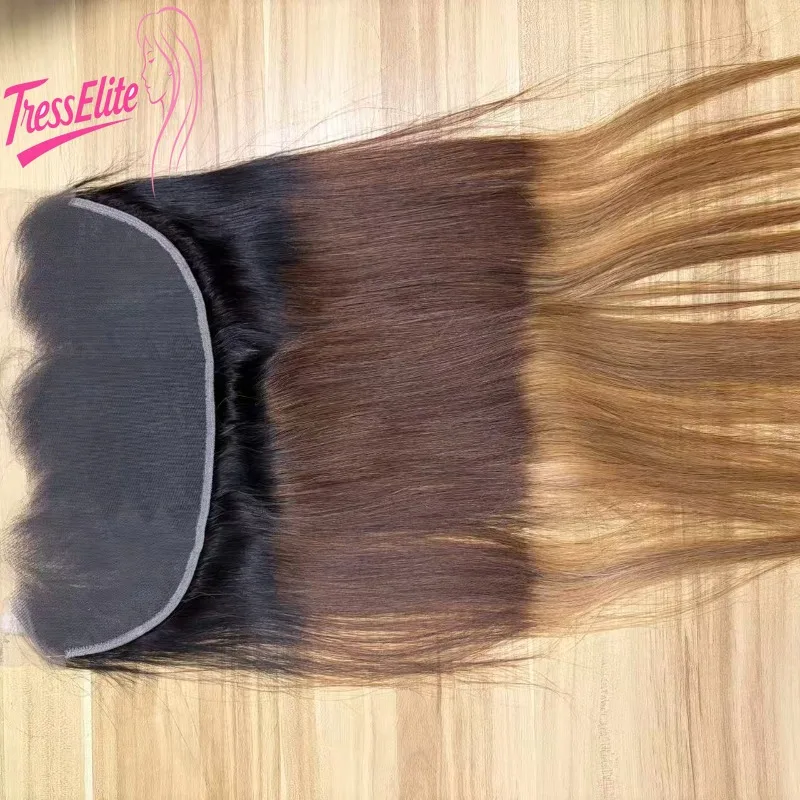 13x6 الدانتيل أمامي # 1b/4/27 كتلة شعر طبيعي مفرود 12-22 بوصة البرازيلي عذراء ريمي كامل اليد النسيج قبل قطعها شعر الطفل