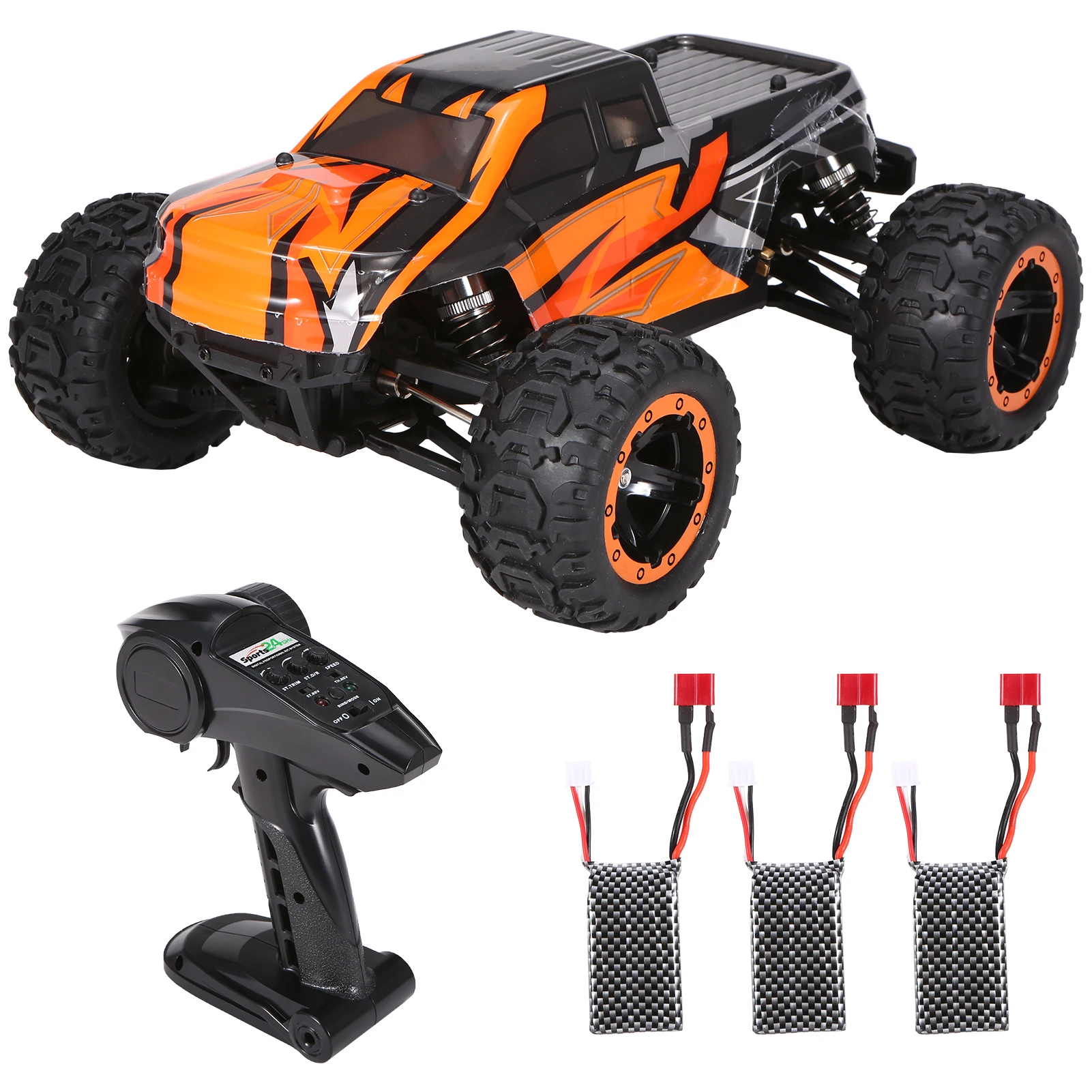 16889A-Pro 1:16 RC Car 4WD RC Car 45 Km/h High Speed 2840 Brushless Motor Vehicle All Terrains Waterproof Off-Road Truck