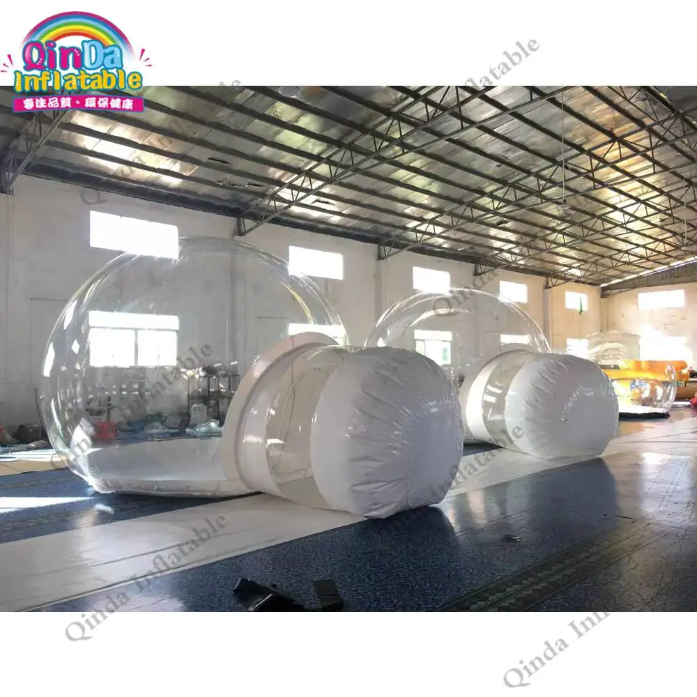 เต็นท์เป่าลมใสสำหรับครอบครัวในสวนหลังบ้าน เต็นท์เป่าลมสำหรับตั้งแคมป์ ขายเต็นท์เป่าลมทรงฟองอากาศ