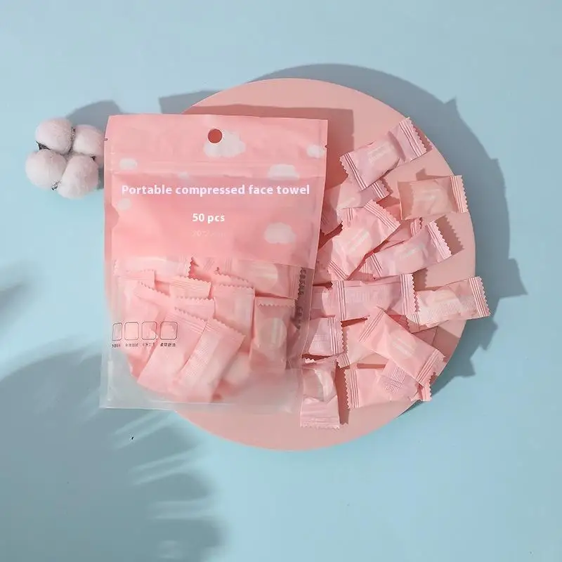 20/50 قطعة منشفة مضغوطة صغيرة كبسولات المتاح المناشف ماجيك العناية بالوجه اللوحي في الهواء الطلق السفر القماش مناديل الأنسجة الورقية