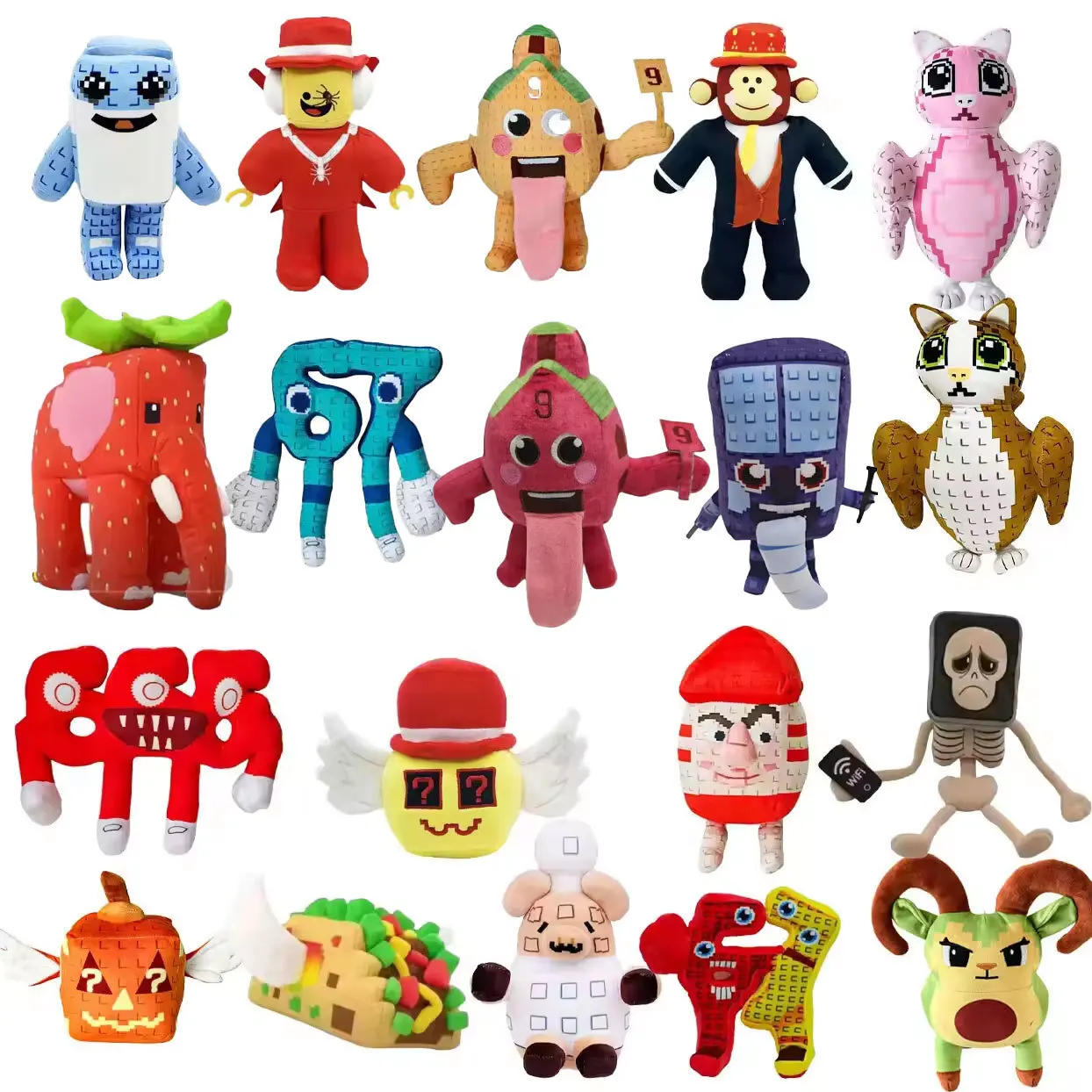 

25cm Steal A Brainrot Esok Sekolah Plush No.9 House Stuffed Animal Plush Stuffed Animal Toy Kawaii Toys For Kids Christmas Gifts