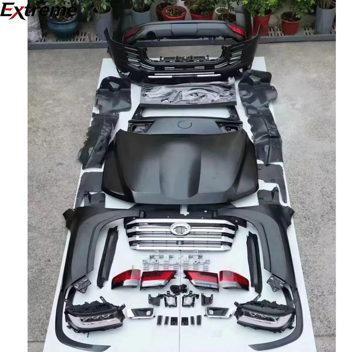 Applicable for Toyota LC200 2008-2020 Change to LC300 Style High Performance Bumpers Body Kit Bodykit.