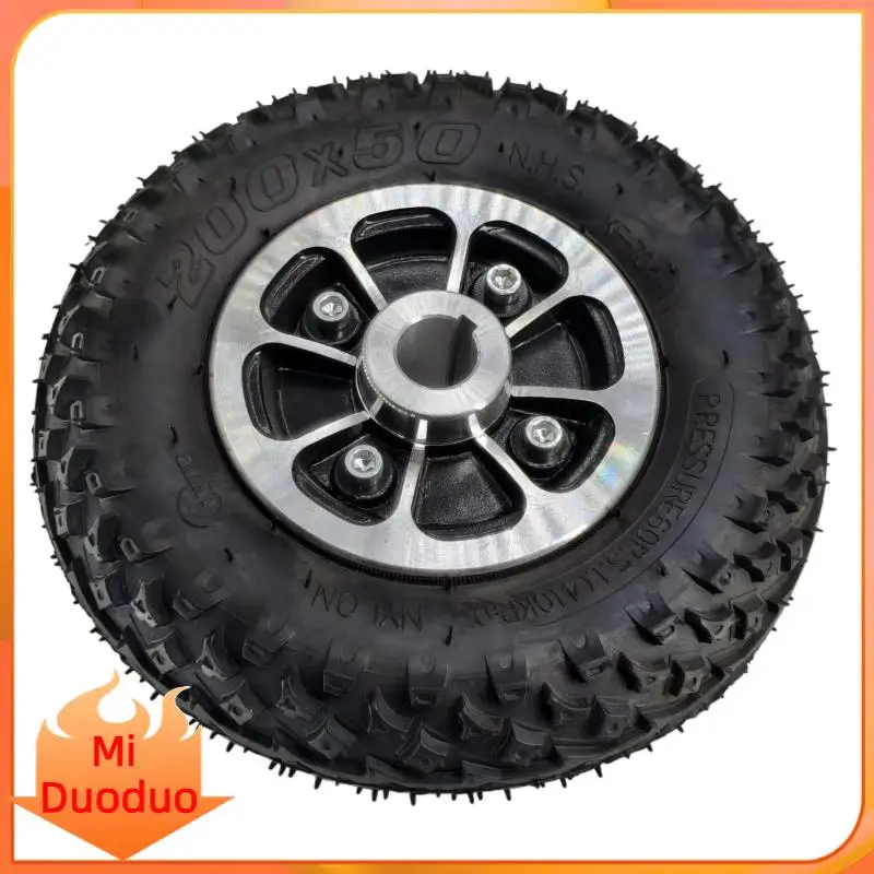 

8-дюймовая передняя шина 200x50, надувная, с внутренней и внешней камерами, с легкосплавным диском, для электросамокатов