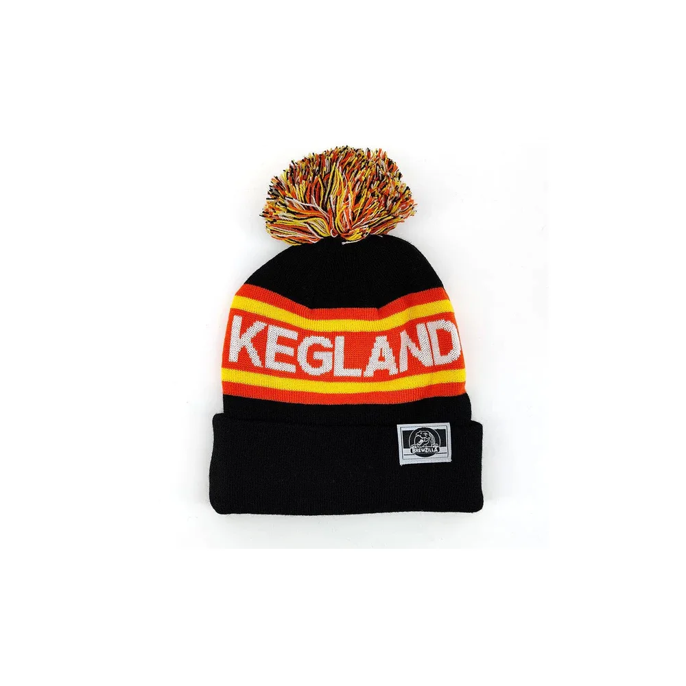 Gorros de Punto Negros Kegland, Gorro de Invierno, Funda para Barril de Cerveza, Accesorio para la Elaboración de Cerveza