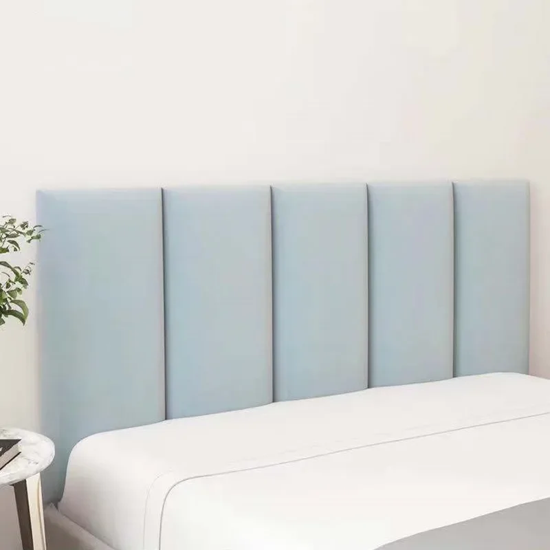 Self-Adhesive Bed Headboard Home Decor Head Boards Wallpaper Anti-Collision Tatami Bedroom 3D Wall Sticker Decals King Size