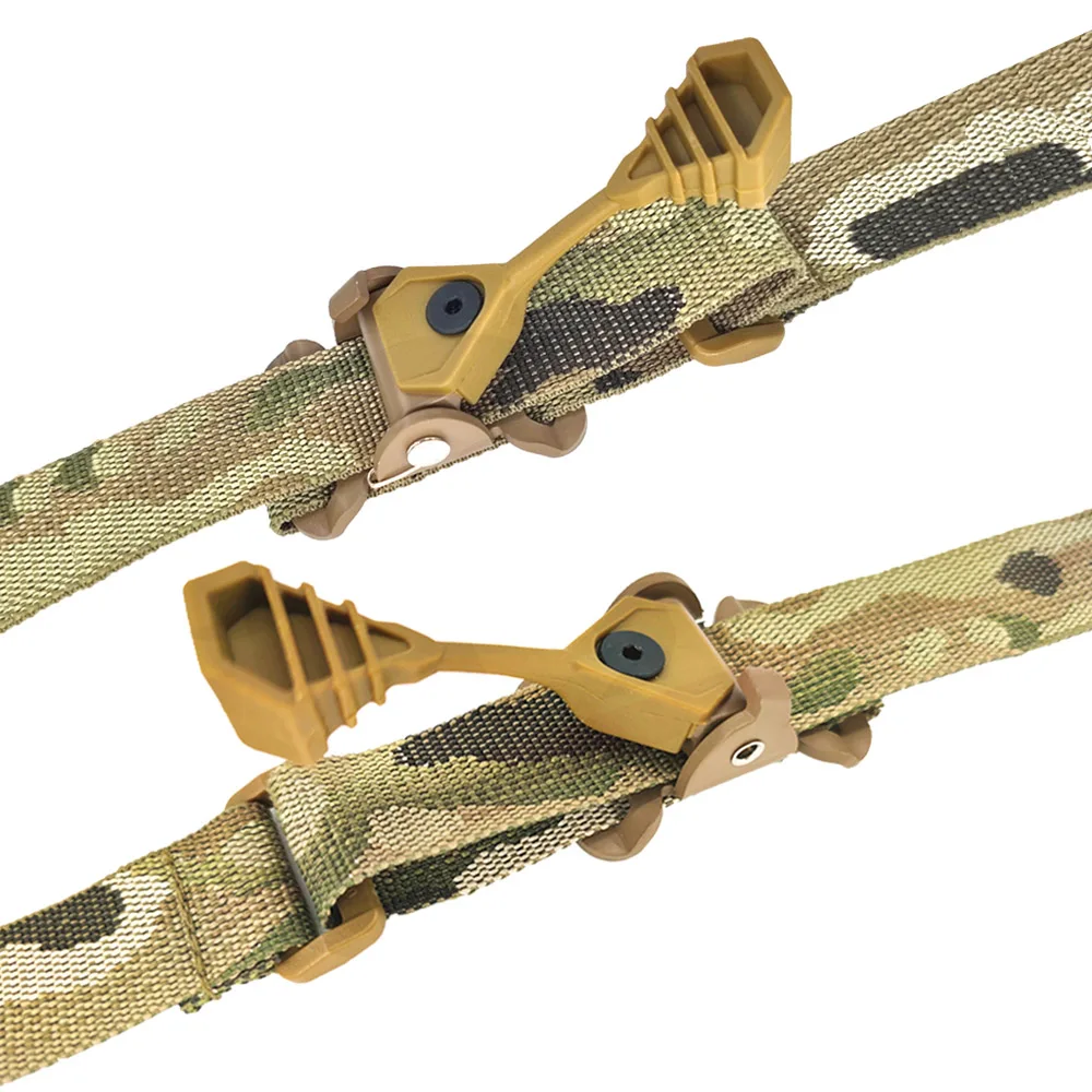 Dois pontos de ajuste rápido ao ar livre Sling correias, o SLINGSTER 500D Nylon Camo, 2 Ponto Master Gun Sling