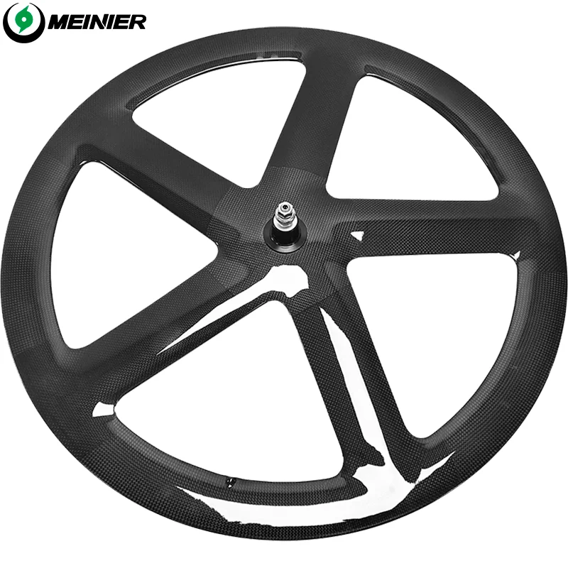 

Super light carbon Fixedgear wheel 700C Track Ratchet Bike Hub Aero 3 Spokes Road Carbon Wheel