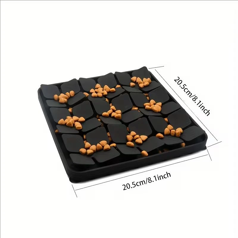 Slow Feeder Schnüffelmatte für Hundefutter mit Saugnapf zum Trainieren Ihrer Hundefühle, Anti-Erstickungs-Schnüffelmatten aus Silikon, Haustierzubehör – Detail 1
