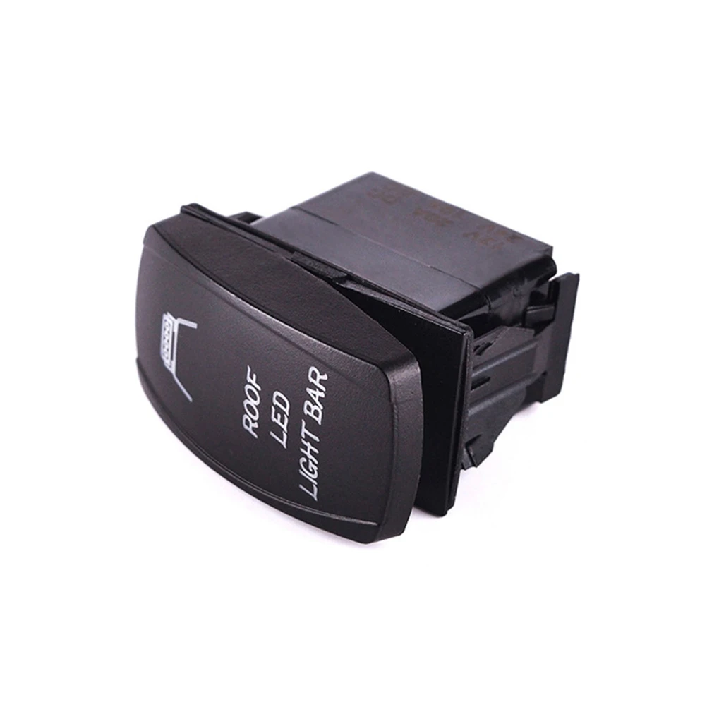 

12-24V Universal Rocker Switch Waterproof Car Boat Camper RV LED Indicator Overload Protection Toggle Switch for Fog Lamp Roof