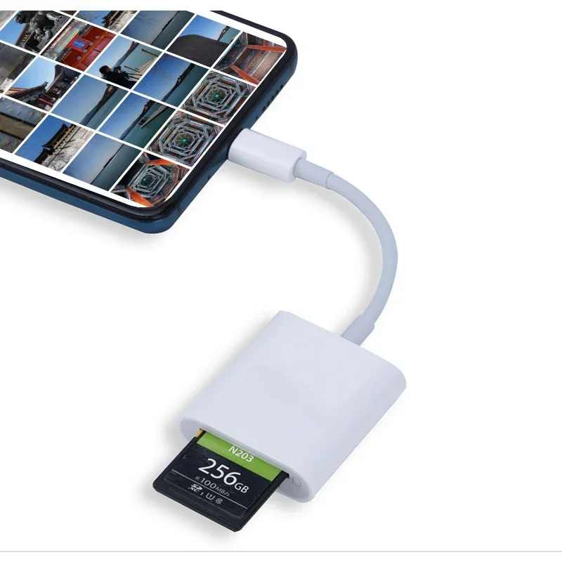 USB C TF SD кардридер для iPhone 13 12 11 Pro 3,0 OTG