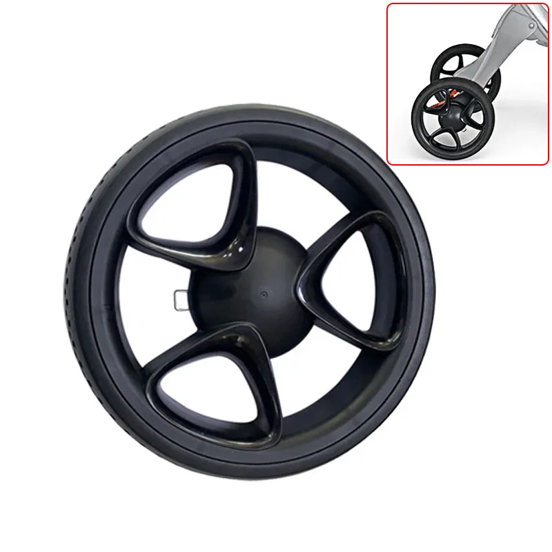 Stroller Back Wheel For Stokke Xplory V3 V4 V5 V6 X Dsland Pushchair Rear Wheel Baby Buggy Accessories DIY Replace Part