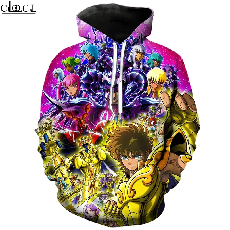 HX Knights of The Zodiac Hoodies Fashion 3D Printed Sweatshirt Hoodies Unisex Harajuku Hip Hop Style Autumn Tops Dropshipping