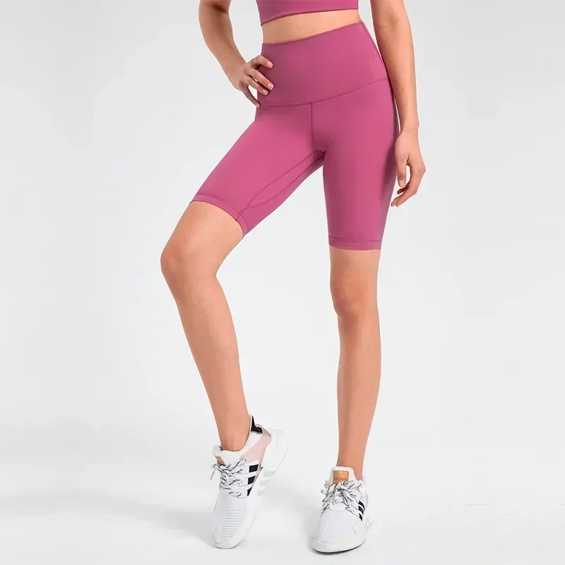 

Lemon Align High Waist Tight Shorts 10" Women Sports Running Cycling Pants Yoga Fitness High Elastic Quick Dry 5 Points Pants