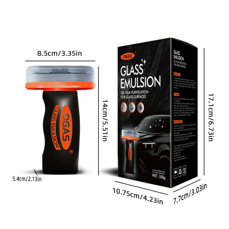 OGAS الزجاج النفط فيلم تنظيف فرشاة الزجاج الأمامي النفط فيلم طلاء تنظيف لصق السيارات رغوة الأنظف دون الإضرار الزجاج جديد